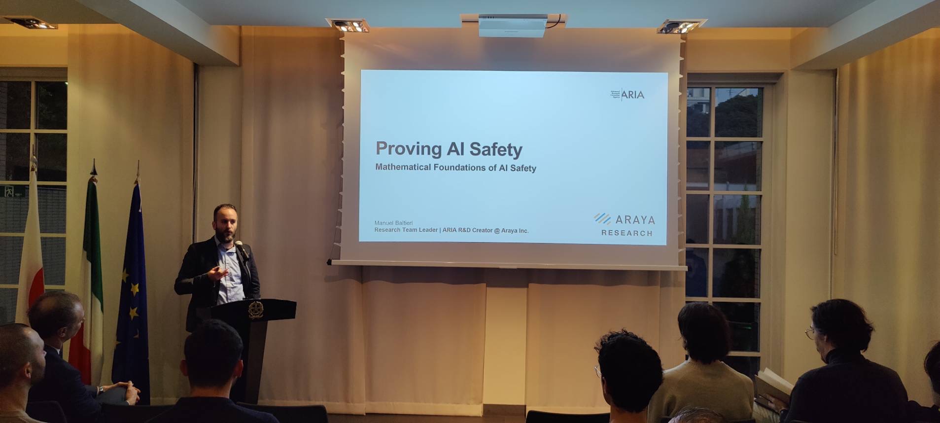 Pictures from the presentation